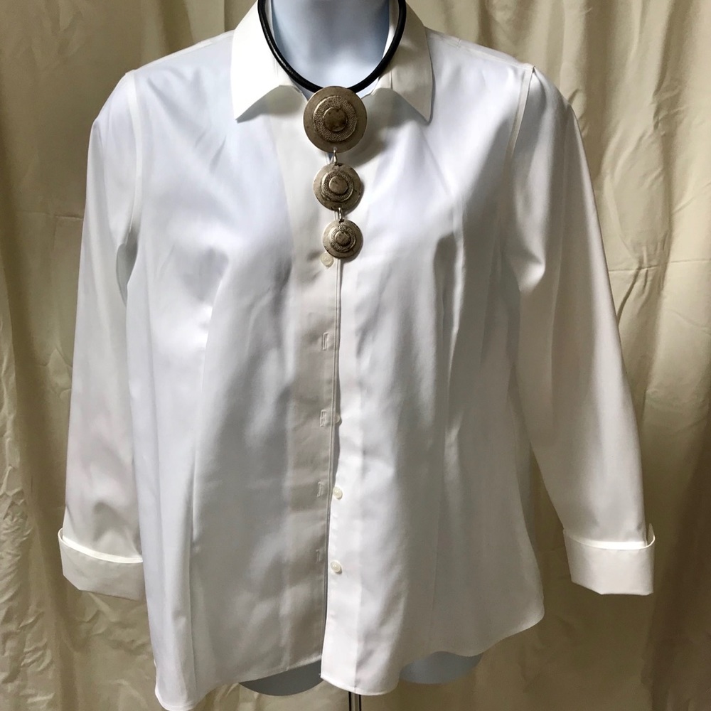 Jones NY Platinum Collection NO Iron Dress Shirt!